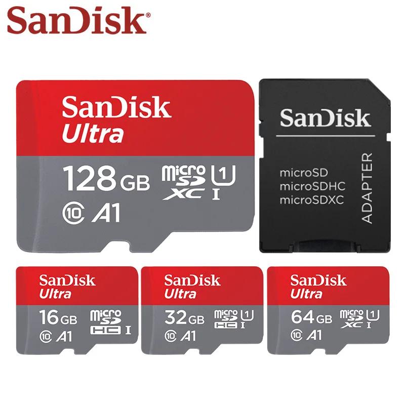 SanDisk ũ SD ī Ŭ 10 A1 ޸ ī, 32GB, 64GB, 128GB, 256GB, ִ 150 Mb/s ÷ TF ī 丮, ޴ е PC Microsd